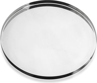 Mepra Stile By Pininfarina Round Tray in Silver - 15.75 at Nordstrom