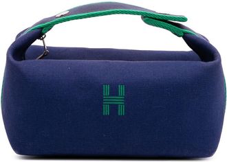 Herm&egrave;s Pre-owned Hermes Small Toile Bride A Brac Case TH1LP6HQE2V1IIJV