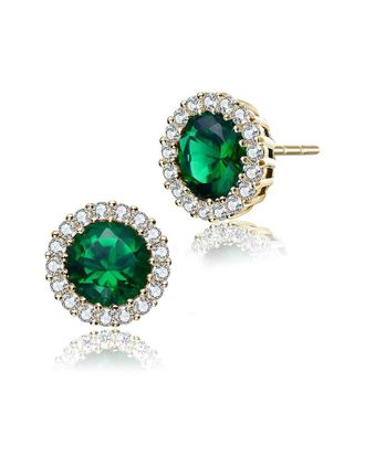 Genevive 14K Over Silver Studs