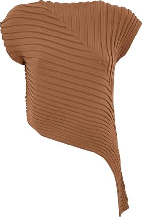 Liviana Conti T-shirt plissé - Marrone
