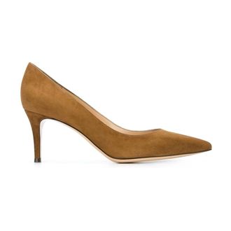 Gianvito Rossi Pumps, female, Brown, Size: 7 1/2 US Mid Heel Pump