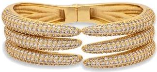 Eye Candy Los Angeles Elora Hinged Bracelet in Gold at Nordstrom Rack