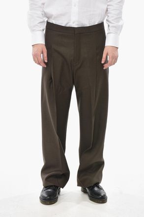 Givenchy Pantaloni in Lana Twill Straight Fit ad 1 Pince Givenchy
