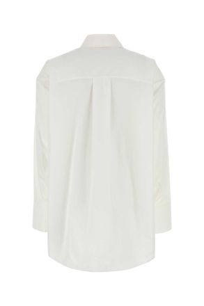 Loewe S359y05xe5 White Exterior: Cotton Camicie Shirt