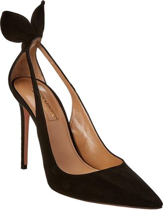 Aquazzura Deneuve 105 Suede Pump