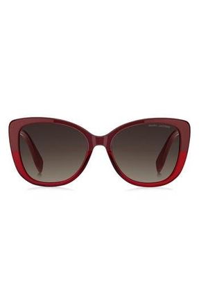 Marc Jacobs 55mm Gradient Cat Eye Sunglasses in 0Lhf-Ha at Nordstrom Rack