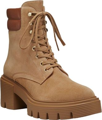Stuart Weitzman Soho Lace-Up Suede Bootie