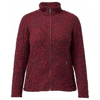Ivanhoe of Sweden Tuva Jaquard Wolljacke f&uuml;r Damen | rot