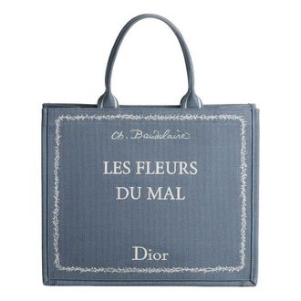Dior 26 Book Tote Blue White 1BTSH295JAF-H56E
