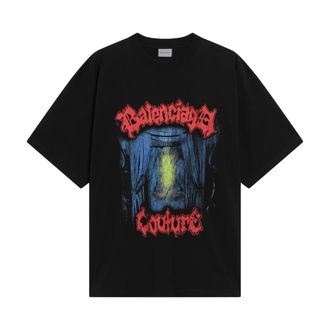 Balenciaga Salon de Couture T-shirt - male - Balenciaga - T-Shirts - Black - L - Tops