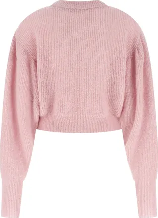 Rotate Knit Puff Sweater - Pink