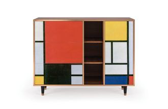 StoryZ Aparador multicolores 3 cajones y 1 puerta L 125 cm