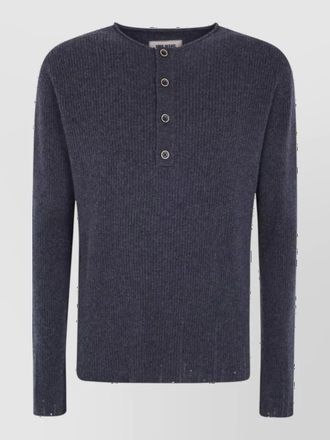 Uma Wang cashmere henley jumper