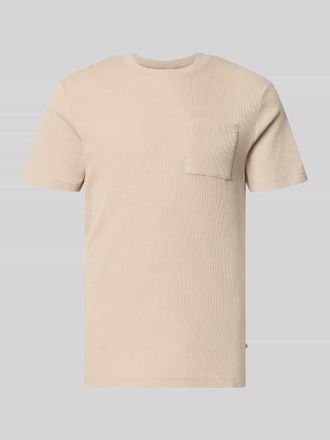 s.Oliver Red Label Regular Fit T-Shirt aus Baumwoll-Mix in Beige, Gr&ouml;&szlig;e XXXL