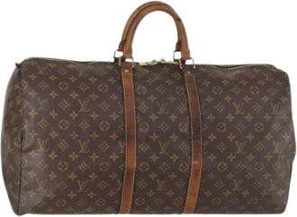 Louis Vuitton Pre-owned Weekend Bags, female, Brown, Size: ONE SIZE Pre-owned Weekend Bag