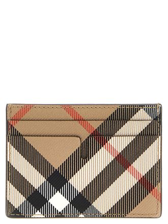 Burberry Burberry Check Card Case - Beige