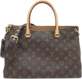 Louis Vuitton Pre-owned Handbags, female, Brown, Size: ONE SIZE Pre-owned Vintage Canvas Handbag