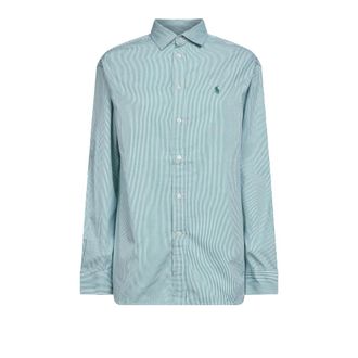 Polo Ralph Lauren Relaxed Fit Striped Cotton Shirt - - Blouses & Shirts - Donna - Verde - L