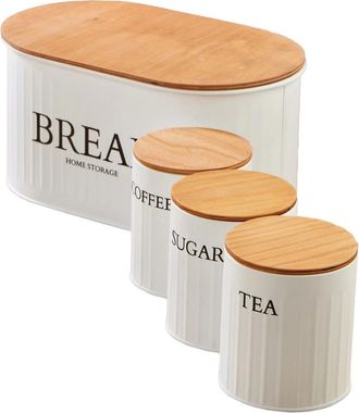 Jelmoli-Shop Brotkasten »Hermia M0265« 4 Stk. tlg