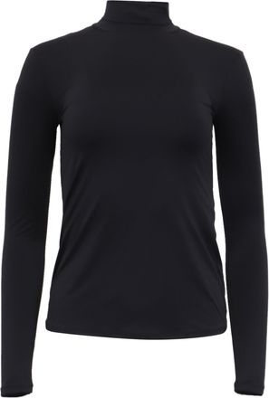 Max Mara Turtle Neck Longsleeve Top in Black Polyamide