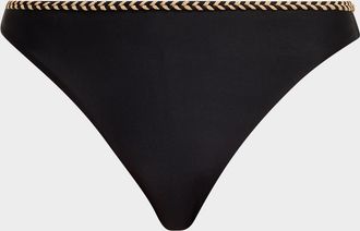 Ramy Brook Braided Isla Bikini Bottoms