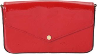 Louis Vuitton Cerise Vernis Chain/Shoulder Wallet (Pre-Owned)