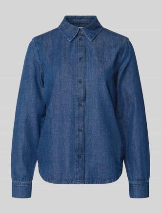 Armedangels Armedangels Regular Fit Jeanshemd aus Baumwoll-Lyocell-Mix Modell AURELAA in Jeansblau, Gr&ouml;&szlig;e XL