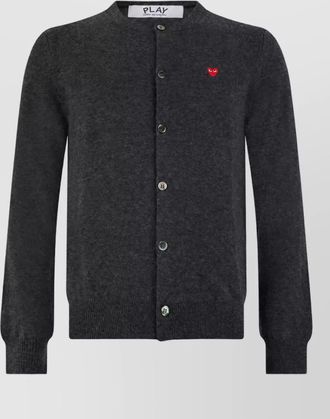 Comme Des Gar&ccedil;ons wool button-up cardigan