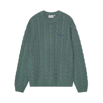 Carhartt Work in Progress Hombre, Jerseys, Verde, Talla: XL