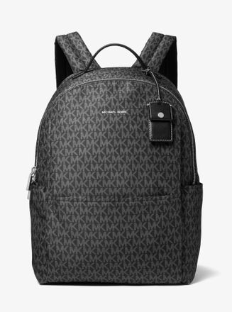 Michael Kors Sable Large Printed Signature Logo Backpack