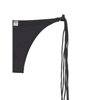 Frankies Bikinis Tie-Side Briefs Bikini Set - Black