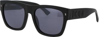 Dsquared2 Icon 0004/S - Heren - Zonnebrillen - Zwart - 55 MM - Accessoires