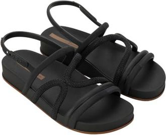 Tongs Ipanema Class Connect II Femme - Noir | Inspiration Chaîne Maillons | Taille 37 EU