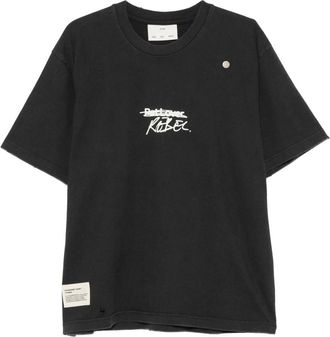 Song for the Mute Tops, Heren, Zwart, M, Katoen, The Rebel Distressed T-Shirt
