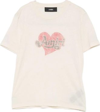 Amiri Heart Logo-print T-shirt
