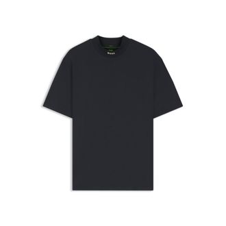 BOSS Logo-collar T-shirt in stretch cotton