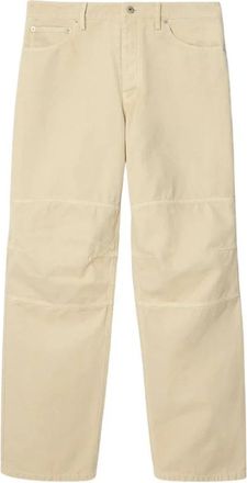 Burberry Rechte Broek - Heren - Straight fit broeken - Beige - L - Broeken