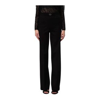 Twinset Wide Trousers, female, Black, S, Tailored Trousers