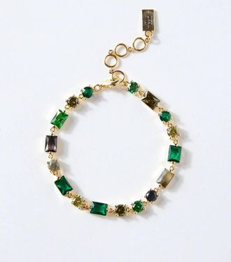 Native Gem Emerald City Crystal Bracelet In Green