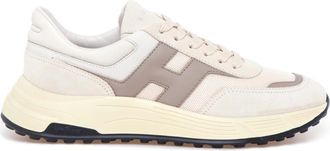 Hogan Hyperlight Sneaker - Heren - Sneakers - Beige - 45 EU - Leer - Schoenen