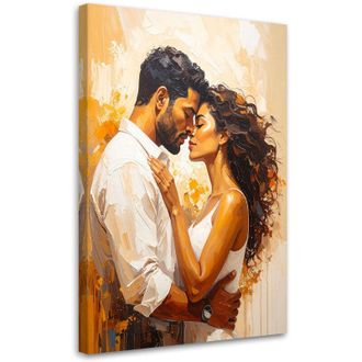 Artgeist Artgeist - Quadro su tela, Coppia innamorata - 80x120