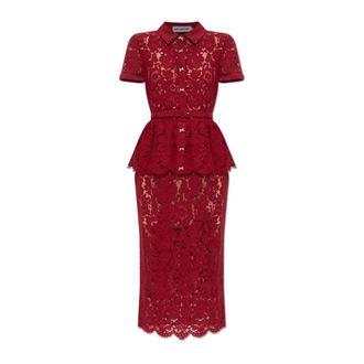 Self Portrait Dames, Jurken, Rood, Maat: 2XS Leer