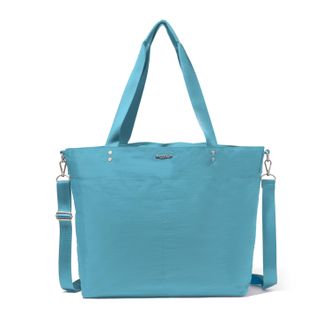 Baggallini Womens Large Carryall Tote Bag with Crossbody Strap