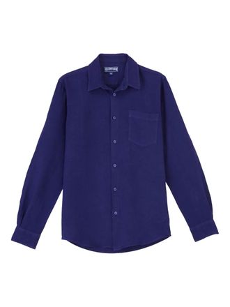 Vilebrequin Caroubis long-sleeve shirt - Blue