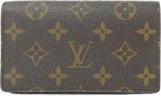 Louis Vuitton Marron Monogram Monogram Wallet (Bi-Fold) (Pre-Owned)