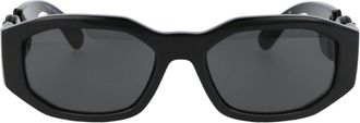 Versace Stijlvolle zonnebril met model 0Ve 4361 - Heren - Zonnebrillen - Zwart - 53 MM - Accessoires