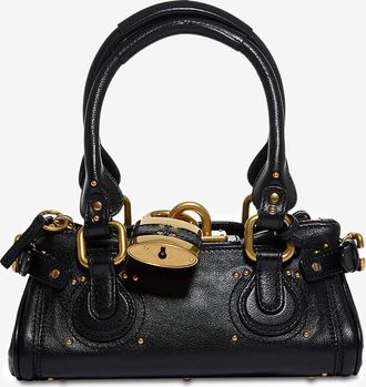 Chlo&eacute; Genarbte Leder-Handtasche Paddington
