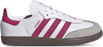 adidas Girls adidas Originals Samba - Girls Preschool Shoes Ftwr White/Pure Orange/Gum Size 11.0
