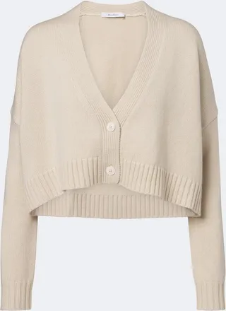 Max Mara Cardigan cropped in lana e cashmere