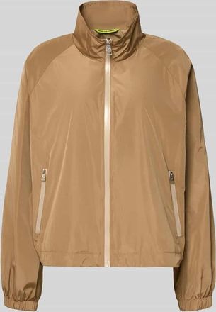 Fuchs Schmitt Jacke mit elastischen Abschl&uuml;ssen und Stehkragen in Camel, Gr&ouml;&szlig;e 36